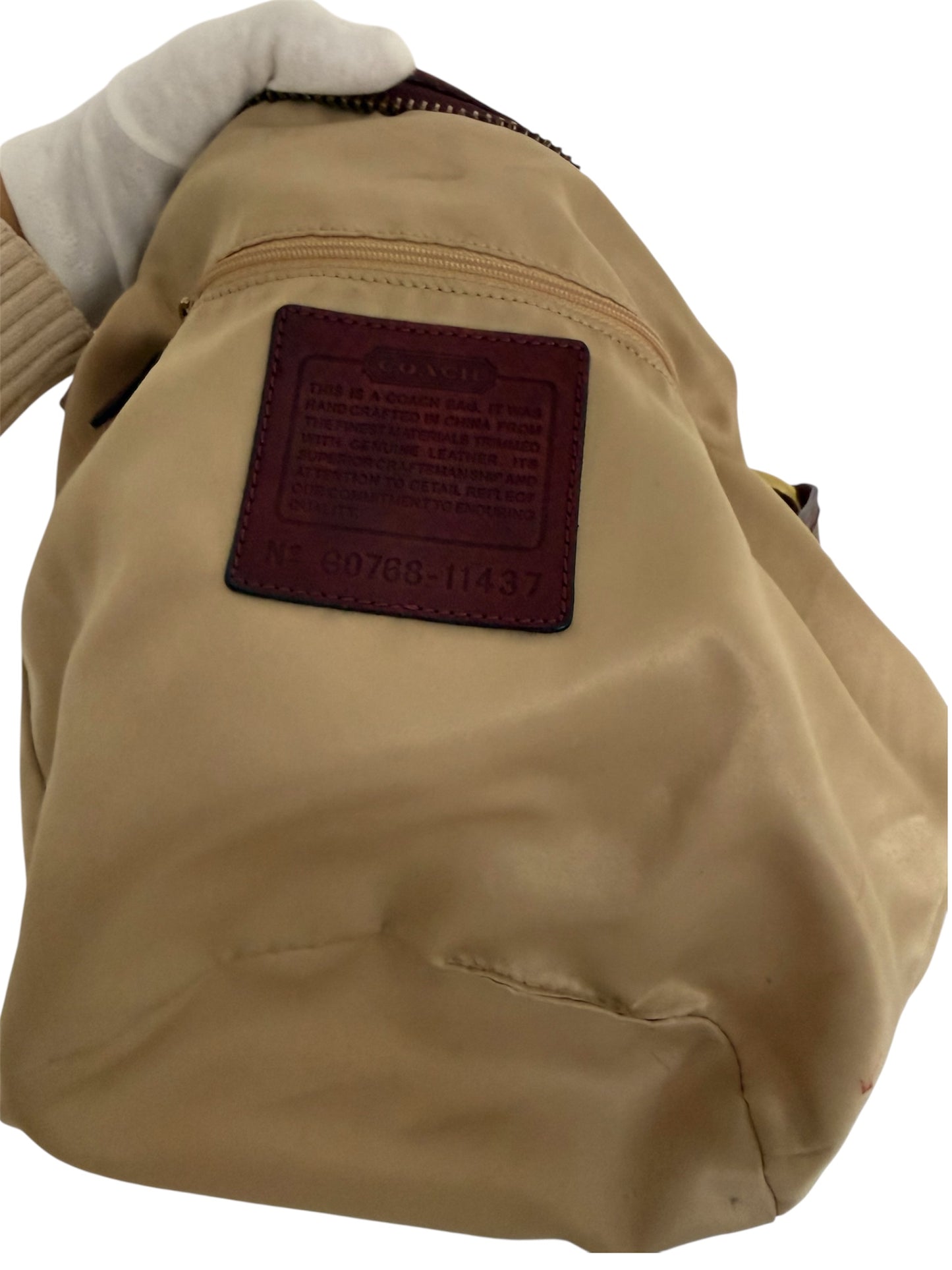 Coach Signature Jacquard Bucket Bag