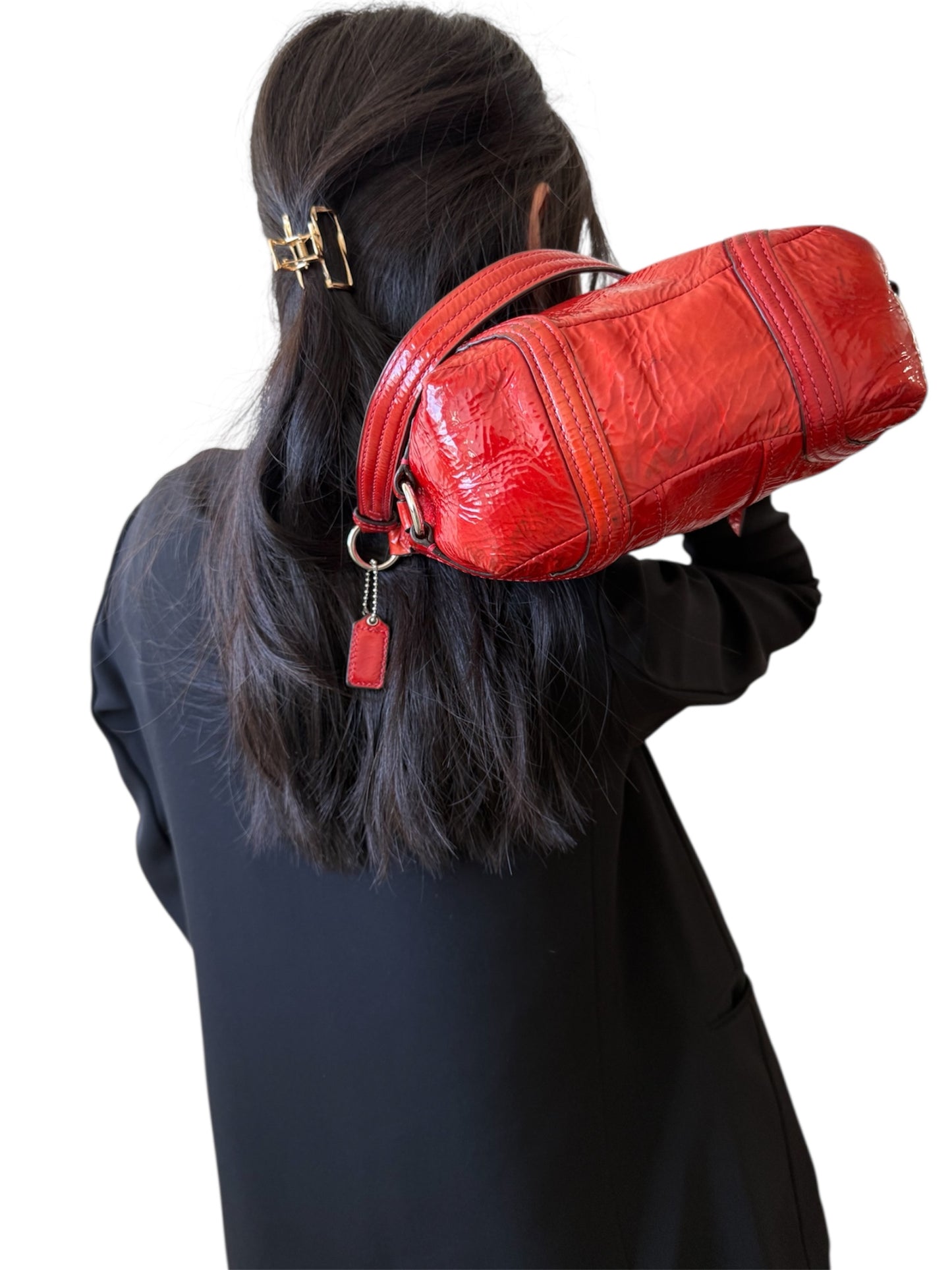 Signature Sufflette Red leather mini bag