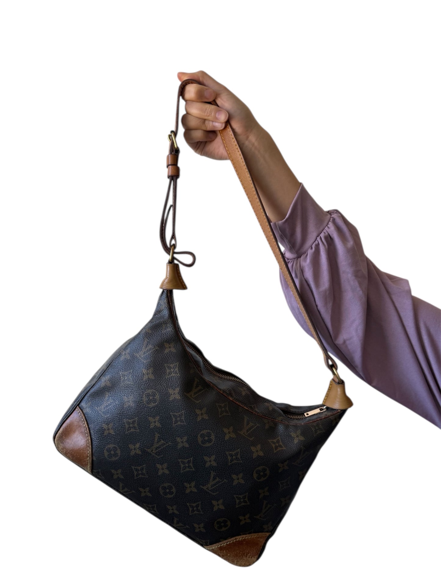 Louis Vuitton - Brown Monogram with Natural Leather Trim